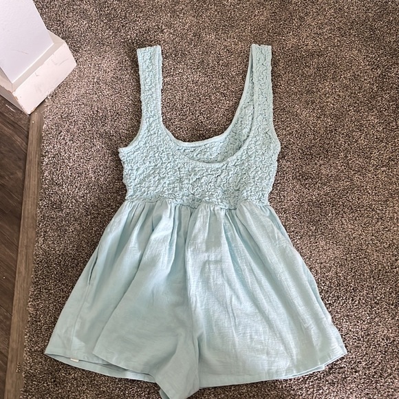 Free People Light Blue Romper - Picture 2 of 4